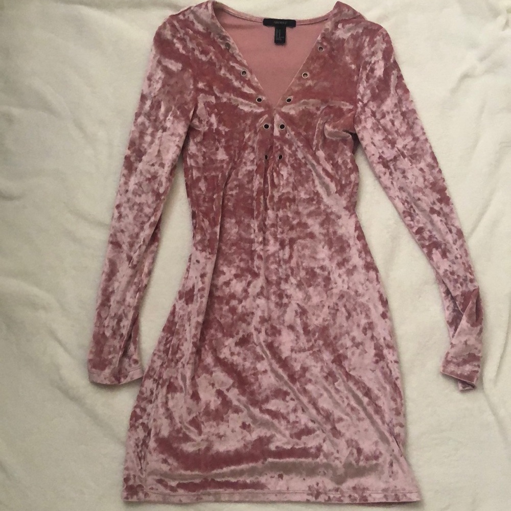 FOREVER 21 PINK DRESS , Size S,